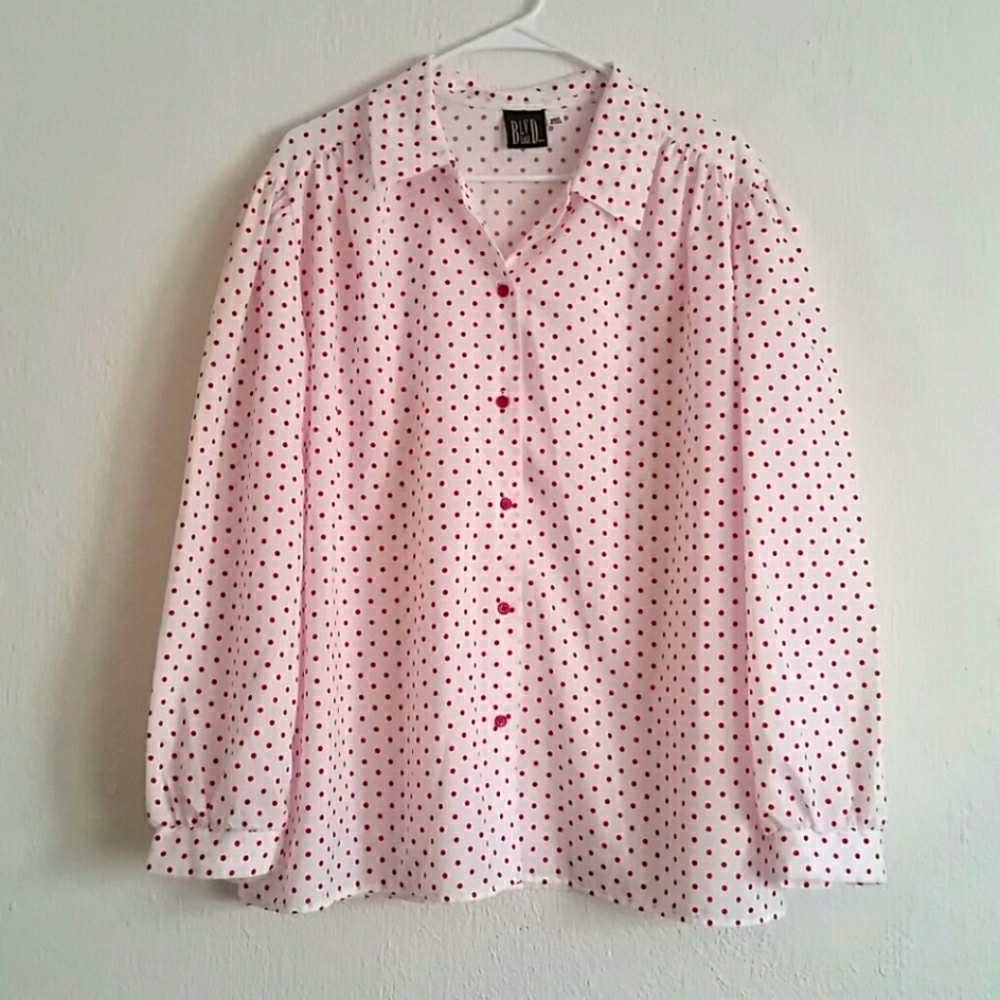 Blvd East Polka-dot Blouse